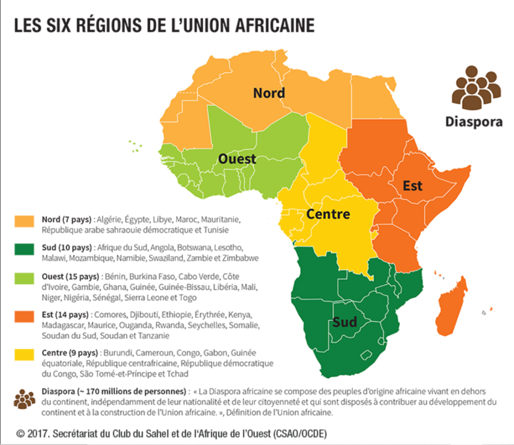 « Afrique subsaharienne »  amalgame ou étiquette au sein d’une même